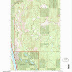 United States Geological Survey Scotchman Lake, WA (1992, 24000-Scale) digital map