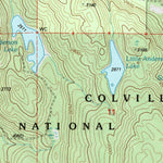 United States Geological Survey Scotchman Lake, WA (1992, 24000-Scale) digital map