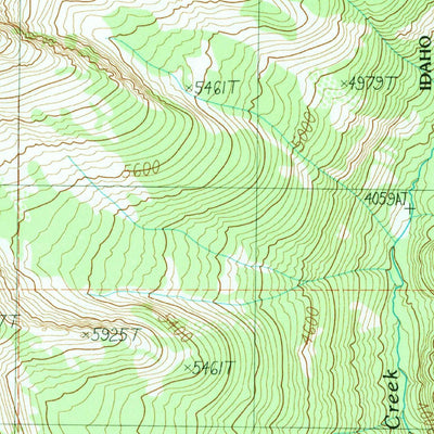 United States Geological Survey Scotchman Peak, ID-MT (1989, 24000-Scale) digital map
