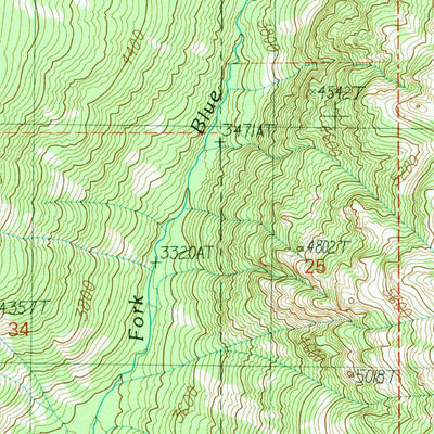 United States Geological Survey Scotchman Peak, ID-MT (1989, 24000-Scale) digital map
