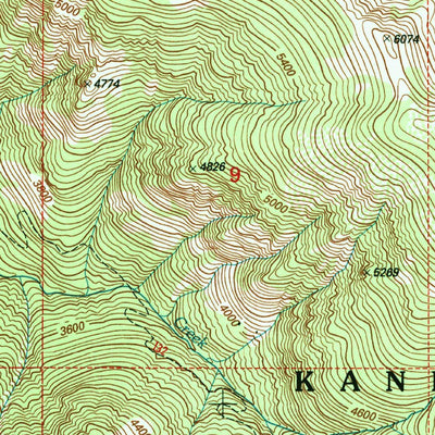 United States Geological Survey Scotchman Peak, ID-MT (1996, 24000-Scale) digital map
