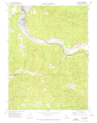 United States Geological Survey Scotia, CA (1970, 24000-Scale) digital map