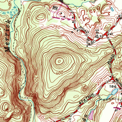 United States Geological Survey Scotland, CT (1953, 24000-Scale) digital map