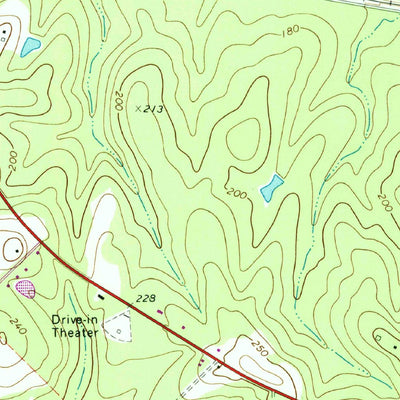 United States Geological Survey Scotland, GA (1970, 24000-Scale) digital map