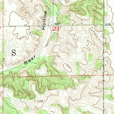 United States Geological Survey Scotland, IN (1957, 24000-Scale) digital map