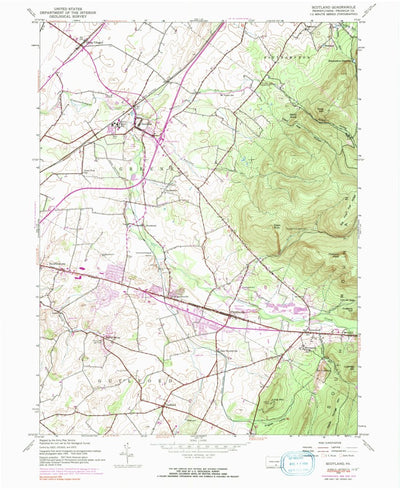 United States Geological Survey Scotland, PA (1944, 24000-Scale) digital map