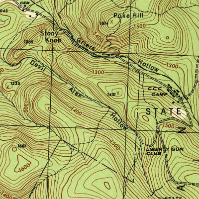 United States Geological Survey Scotland, PA (1944, 31680-Scale) digital map