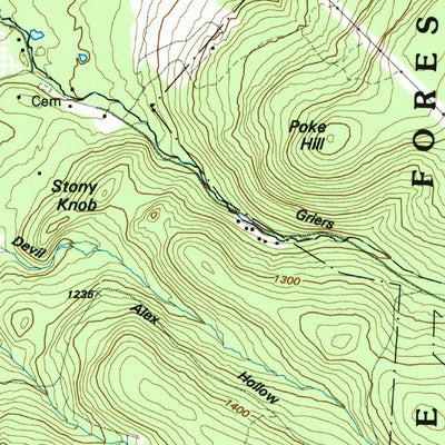 United States Geological Survey Scotland, PA (1990, 24000-Scale) digital map