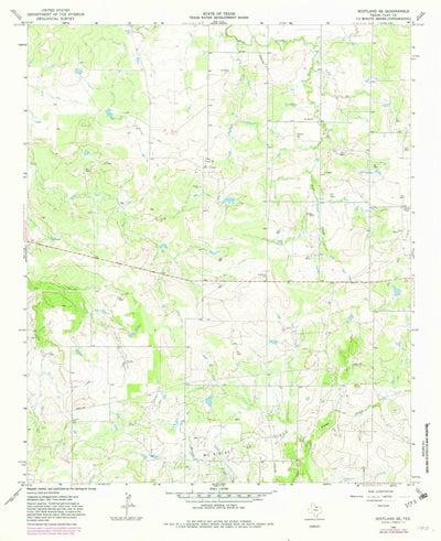 United States Geological Survey Scotland SE, TX (1964, 24000-Scale) digital map
