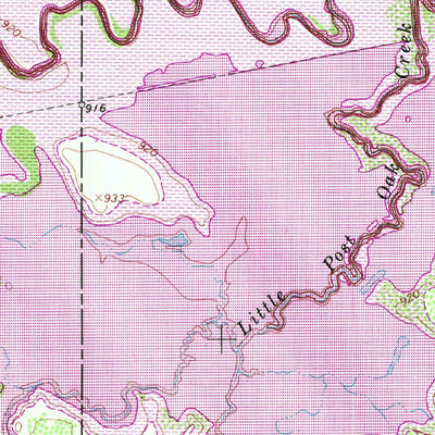 United States Geological Survey Scotland, TX (1963, 24000-Scale) digital map
