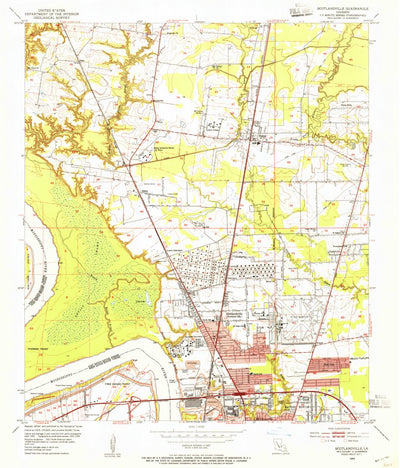 United States Geological Survey Scotlandville, LA (1954, 24000-Scale) digital map