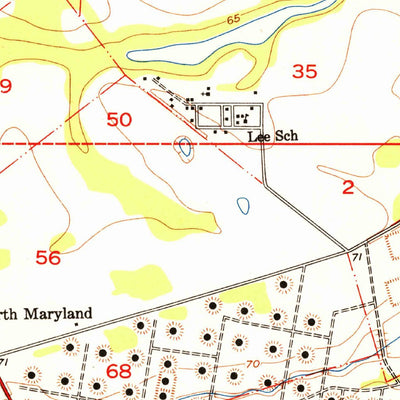 United States Geological Survey Scotlandville, LA (1954, 24000-Scale) digital map