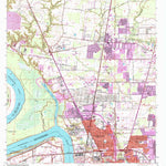 United States Geological Survey Scotlandville, LA (1963, 24000-Scale) digital map