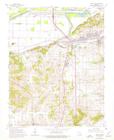 United States Geological Survey Scott City, MO (1963, 24000-Scale) digital map