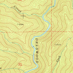 United States Geological Survey Scott Creek, ID (1972, 24000-Scale) digital map