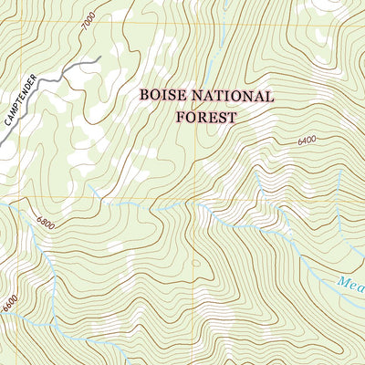 United States Geological Survey Scott Creek, ID (2020, 24000-Scale) digital map