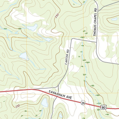 United States Geological Survey Scott, GA (2020, 24000-Scale) digital map