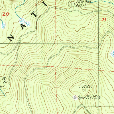 United States Geological Survey Scott Mountain, CA (1986, 24000-Scale) digital map