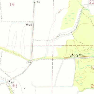 United States Geological Survey Scott, MS (1972, 24000-Scale) digital map