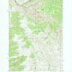 United States Geological Survey Scott Peak, ID-MT (1987, 24000-Scale) digital map