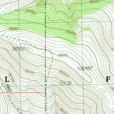 United States Geological Survey Scott Peak, ID-MT (1987, 24000-Scale) digital map