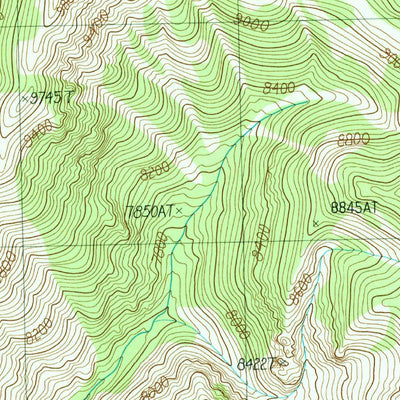 United States Geological Survey Scott Peak, ID-MT (1987, 24000-Scale) digital map