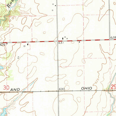 United States Geological Survey Scottland, IL-IN (1965, 24000-Scale) digital map