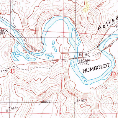 United States Geological Survey Scotts Gulch, NV (1985, 24000-Scale) digital map