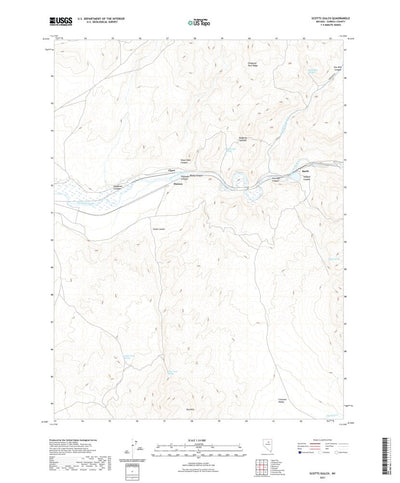 United States Geological Survey Scotts Gulch, NV (2021, 24000-Scale) digital map