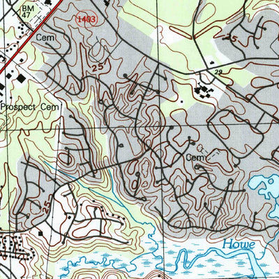 United States Geological Survey Scotts Hill, NC (1997, 24000-Scale) digital map