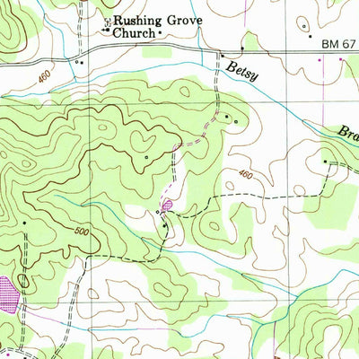 United States Geological Survey Scotts Hill, TN (1950, 24000-Scale) digital map