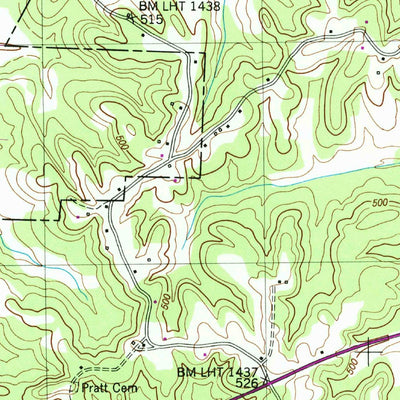 United States Geological Survey Scotts Hill, TN (1950, 24000-Scale) digital map