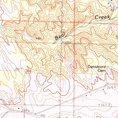 United States Geological Survey Scotts Lake, MI (1983, 25000-Scale) digital map