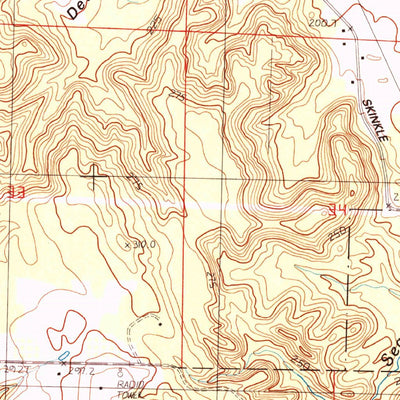 United States Geological Survey Scotts Lake, MI (1983, 25000-Scale) digital map