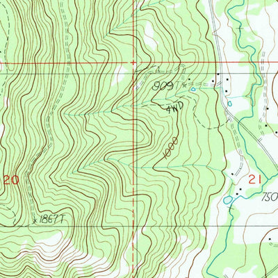 United States Geological Survey Scotts Valley, OR (1987, 24000-Scale) digital map