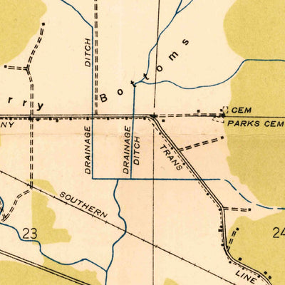 United States Geological Survey Scottsboro, AL (1936, 24000-Scale) digital map