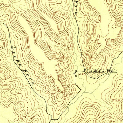 United States Geological Survey Scottsboro, AL-TN (1888, 125000-Scale) digital map