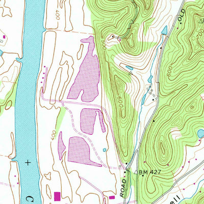 United States Geological Survey Scottsboro, TN (1968, 24000-Scale) digital map