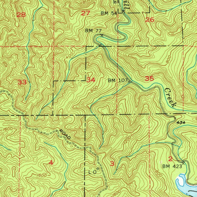 United States Geological Survey Scottsburg, OR (1955, 62500-Scale) digital map