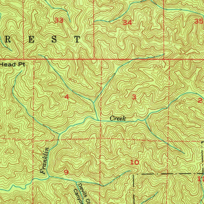 United States Geological Survey Scottsburg, OR (1955, 62500-Scale) digital map