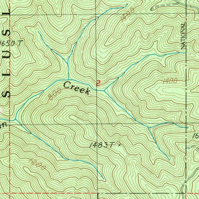 United States Geological Survey Scottsburg, OR (1985, 24000-Scale) digital map