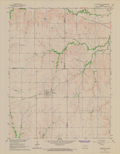 United States Geological Survey Scottsville, KS (1966, 24000-Scale) digital map