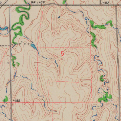United States Geological Survey Scottsville, KS (1966, 24000-Scale) digital map