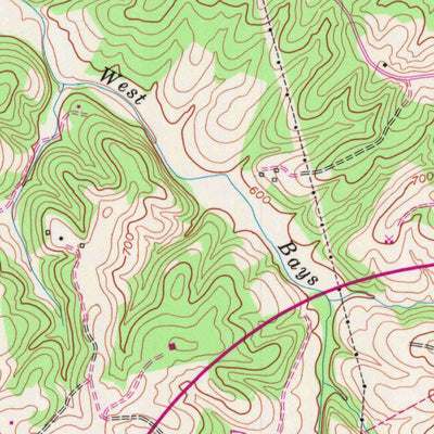 United States Geological Survey Scottsville, KY (1954, 24000-Scale) digital map