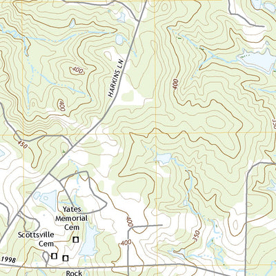 United States Geological Survey Scottsville, TX (2022, 24000-Scale) digital map