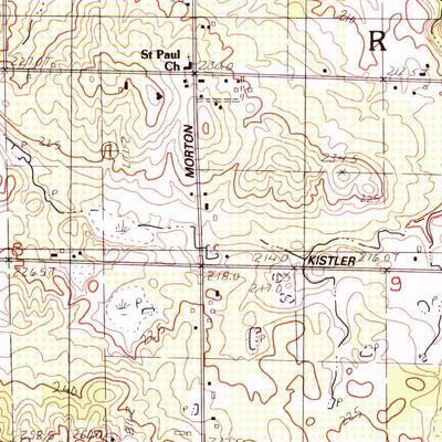 United States Geological Survey Scottville, MI (1983, 25000-Scale) digital map