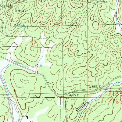 United States Geological Survey Scotty Creek, OR (1990, 24000-Scale) digital map
