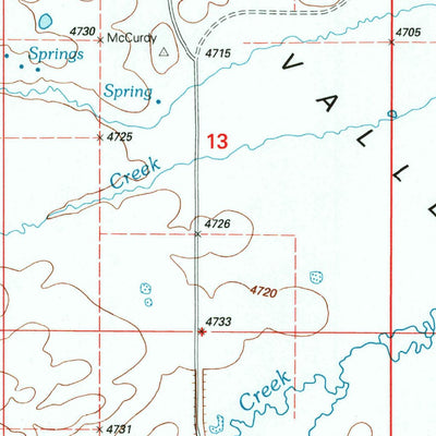United States Geological Survey Scotty Creek, OR (1998, 24000-Scale) digital map