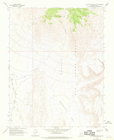 United States Geological Survey Scottys Junction NE, NV (1968, 24000-Scale) digital map