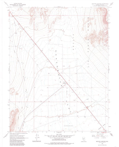 United States Geological Survey Scottys Junction, NV (1968, 24000-Scale) digital map